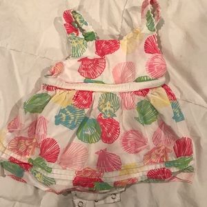 Lilly P seashells size 3-6 months GUC